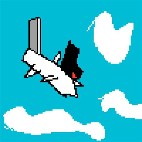 Pixilart - plane crazy logo by builderman