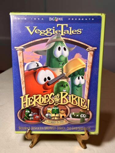 Veggietales~heroes Of The Bible Stand Up Stand Tall Stand Strong Dvd~new Seal 74645877693 Ebay