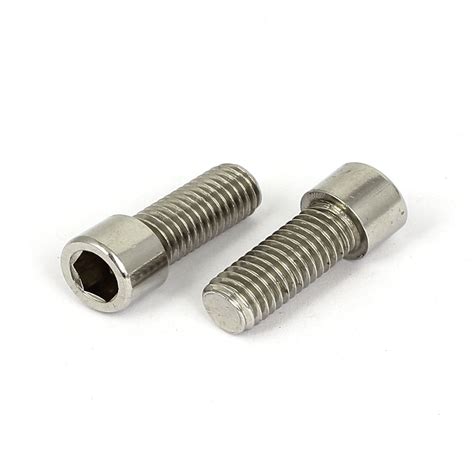 M10 X 25mm 304 Stainless Steel Hex Socket Head Cap Screws Bolts Din 912