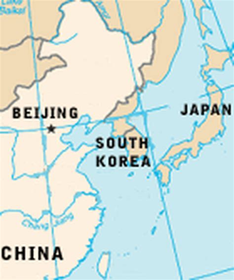 China North Korea South Korea Map - United States Map