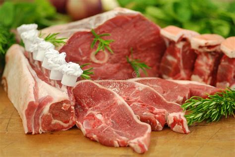 Prime cuts of Lamb stock photo. Image of meat, cuts, block - 15781938