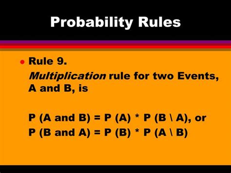 PPT - Probability Rules PowerPoint Presentation - ID:6661183