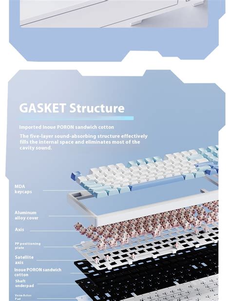 Vter Galaxy Aluminum Wireless Mechanical Keyboard Hot Swappable Rgb Gasket Custom Gaming