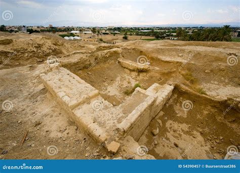 Jericho: Remains Of Towers And Town Walls Stock Photo | CartoonDealer ...