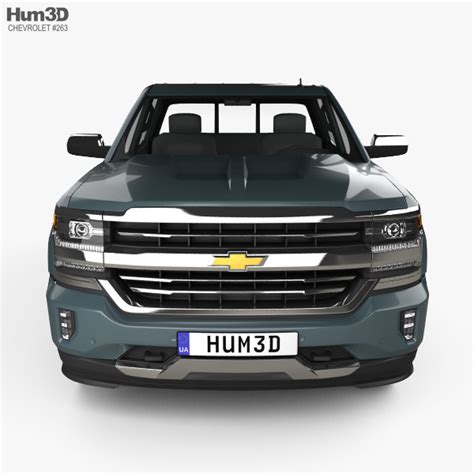 Chevrolet Silverado 1500 Crew Cab Short Box High Country 2018 3d 모델 차량 On 3dmodels