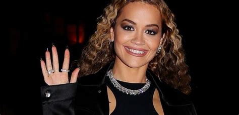 Rita Ora Flashes Underwear In See Through Look As Diamond Ring Shines