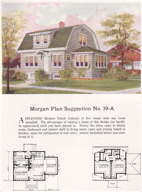 Small Dutch Colonial Floor Plans - Uperplans