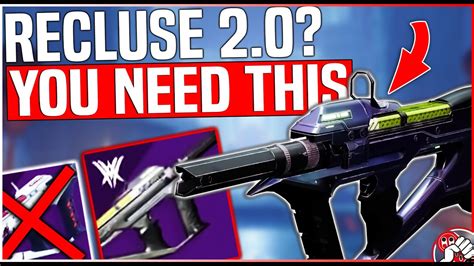 RECLUSE 2 0 Funnel Web God Roll Guide Destiny 2 Witch Queen