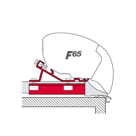 Kit Adaptateur Fixation De Store De Toit Fiamma F Sur Fixing Bar Cc