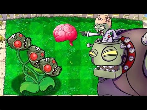 Threepeater Zomplants Vs All Zombotany Plants Vs Zombies Mod