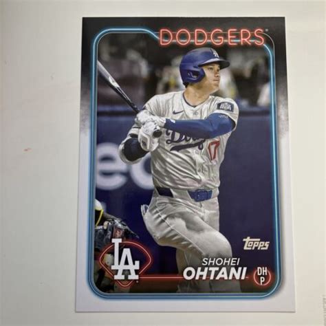 SHOHEI OHTANI 2024 Topps Flagship Collection Oversized OTC 3 Dodgers EBay