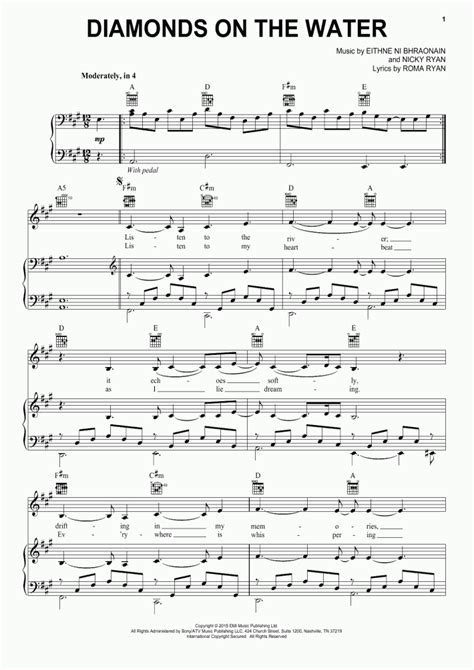 Diamonds On The Water Piano Sheet Music Onlinepianist