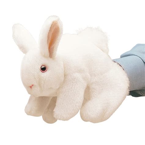 White Bunny Rabbit Hand Puppet | Folkmanis