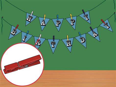 5 Ways to Make a Birthday Banner - wikiHow