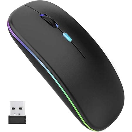 Inphic Souris Optique Sans Fil Rechargeable Ultra Fine G Dpi