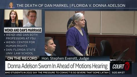 Donna Adelson Speaks Prior to Motions Hearing | Court TV Video