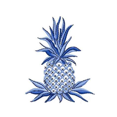 Traditional Pineapple Embroidery Design Herrington Design