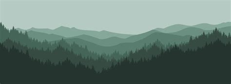 mountain landscape in the morning Nature vector image. 10055975 Vector ...