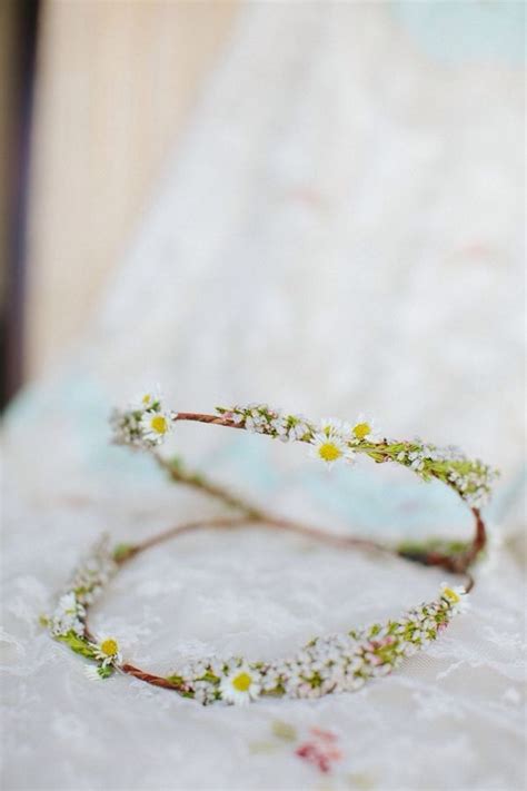 Blumenkranz Earthy Wedding Flower Crown Flower Girl Crown