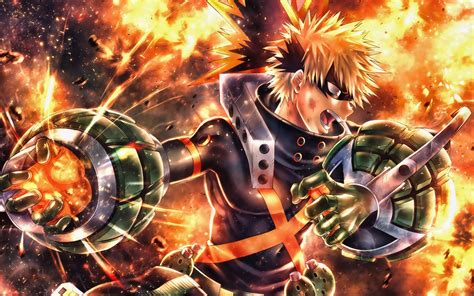 Anger Katsuki Bakugou Fire Boku No Hero Academia Katsuki Bakugou