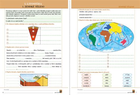 Zeměpis 6 2 díl Přírodní obraz Země barevný pracovní sešit