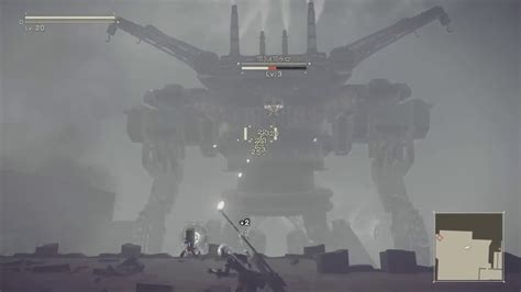 Nier Automata Engels Goliath 2 Boss Fight Youtube