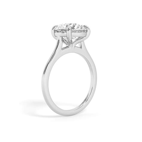 Thin Band 1.5 mm Solitaire Engagement Ring Setting – deBebians