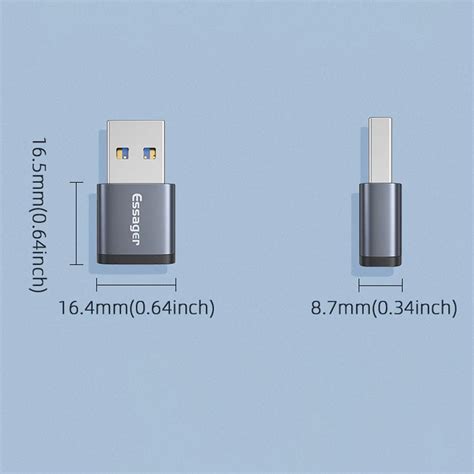 Essager Otg Type C To Usb A Adapter Converter Fast Charging A Es