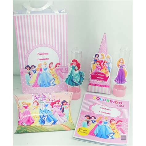 Kit Personalizado Princesas Disney Shopee Brasil