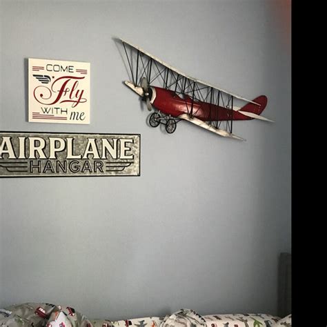 Airplane Nursery Airplane Wall Decor Boy Airplane Room | Etsy