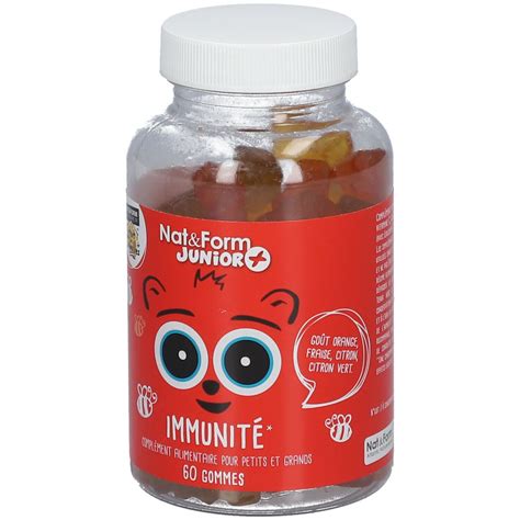 Nat Form Junior Immunité Oursons 60 pc s Redcare Pharmacie