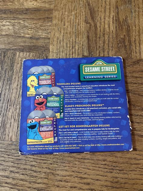 Sesame Street Elmos Preschool Deluxe Pc Game Ebay