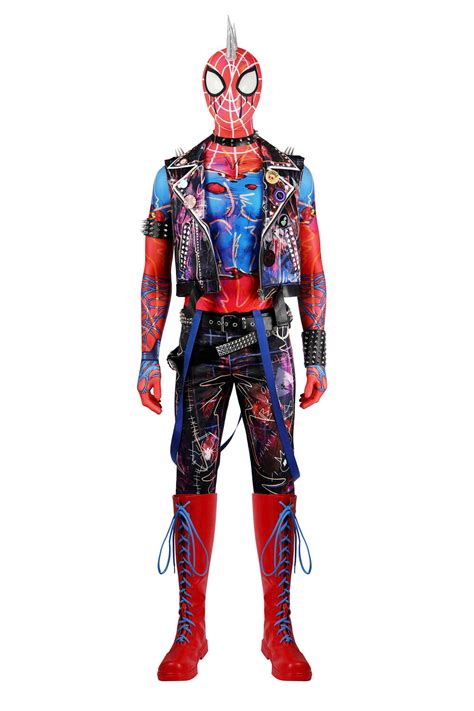 Hobart Brown Spider Punk Costume Across The Spider Verse Yawbako