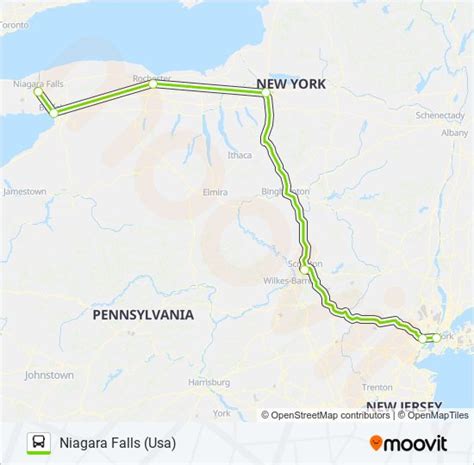 Ruta Flixbus N2686 Horarios Paradas Y Mapas Niagara Falls Usa