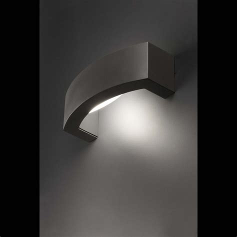 Applique Per Esterni A Luce Indiretta Ip Alluminio Grigio