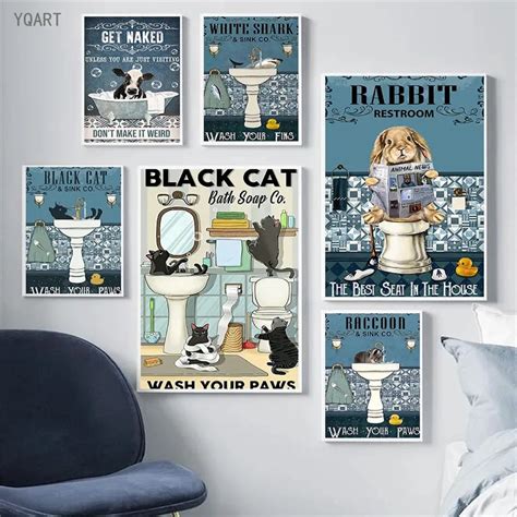 Prints Get Naked Poster Unless You Re Just Visting Don T Make It Weird Black Cat Bathroom Decor