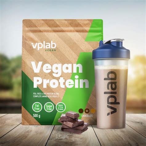 VPLAB Vegan Protein Chocolate Pulveris 500g BENU L