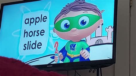 Super Why Super Why Changes The Story The Word Fall To Slide Youtube