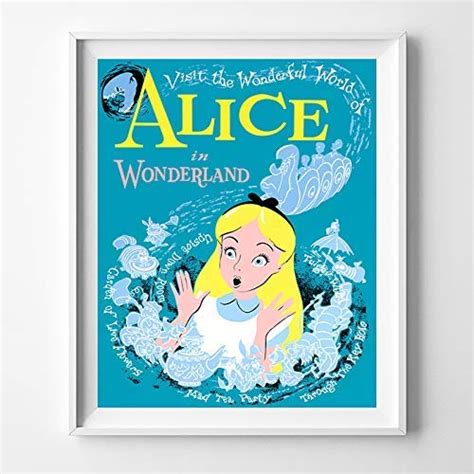 Disneyland Alice In Wonderland Fantasyland Wall Art Poster