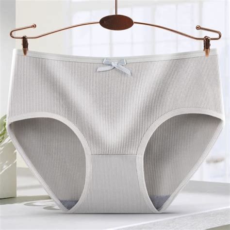 Culotte Slip Sous V Tements Sexy Pour Femmes Lingerie Grande Taille Couleur Unie Slip Taille