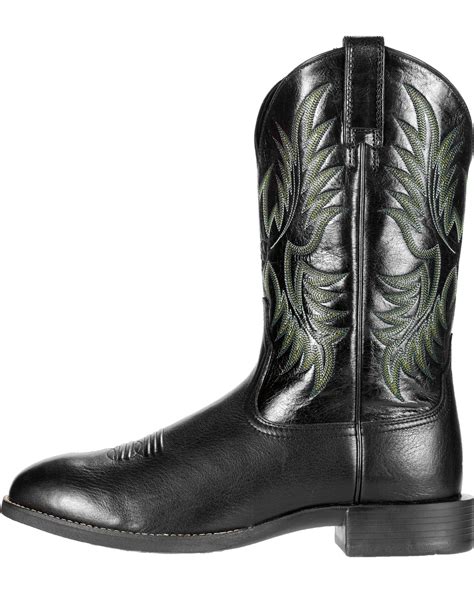 Ariat Men S Heritage Stockman Round Toe Western Boots Boot Barn