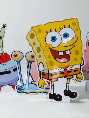 Kit Bob Esponja 04 Compre Produtos Personalizados No Elo7