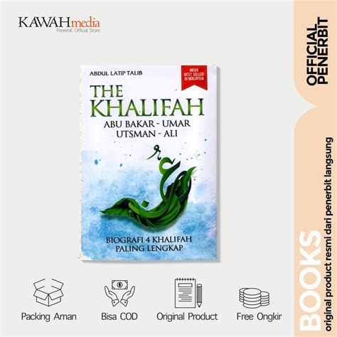 Jual Buku Islami The Khalifah Biografi 4 Khalifah Lengkap Kawah