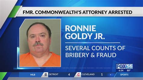 Former Commonwealth Attorney Ronnie Goldy Arrested By Fbi Youtube