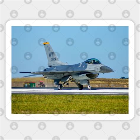 F-16 Fighting Falcon - F16 - Sticker | TeePublic