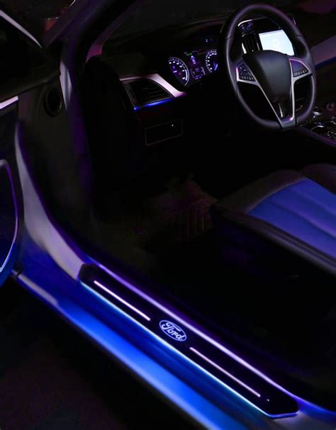 Illuminated Ford Led Door Sill Pro Lights Carledlogo