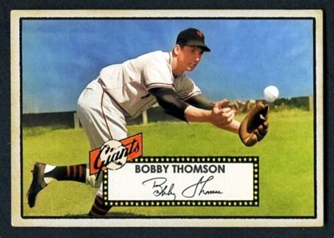 Banty Red S Bobby Thomson New York Giants Ebay