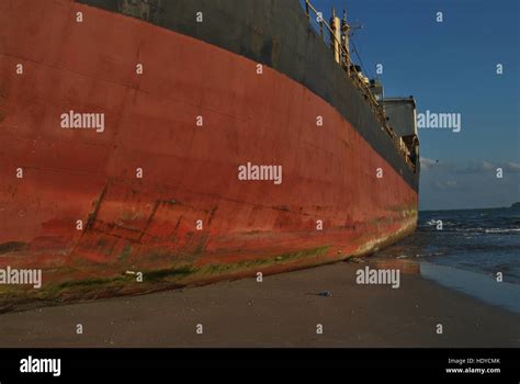 Ran Aground Oil Tanker In Thailand Stock Photo Alamy