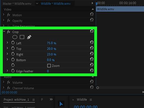 How To Crop A Video In Adobe Premiere Pro Steps