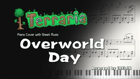 Terraria Overworld Day Piano Cover With Sheet Music Youtube